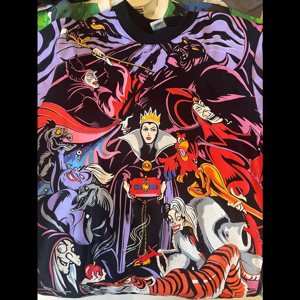 Street Couture Disney Villains AOP Size Large